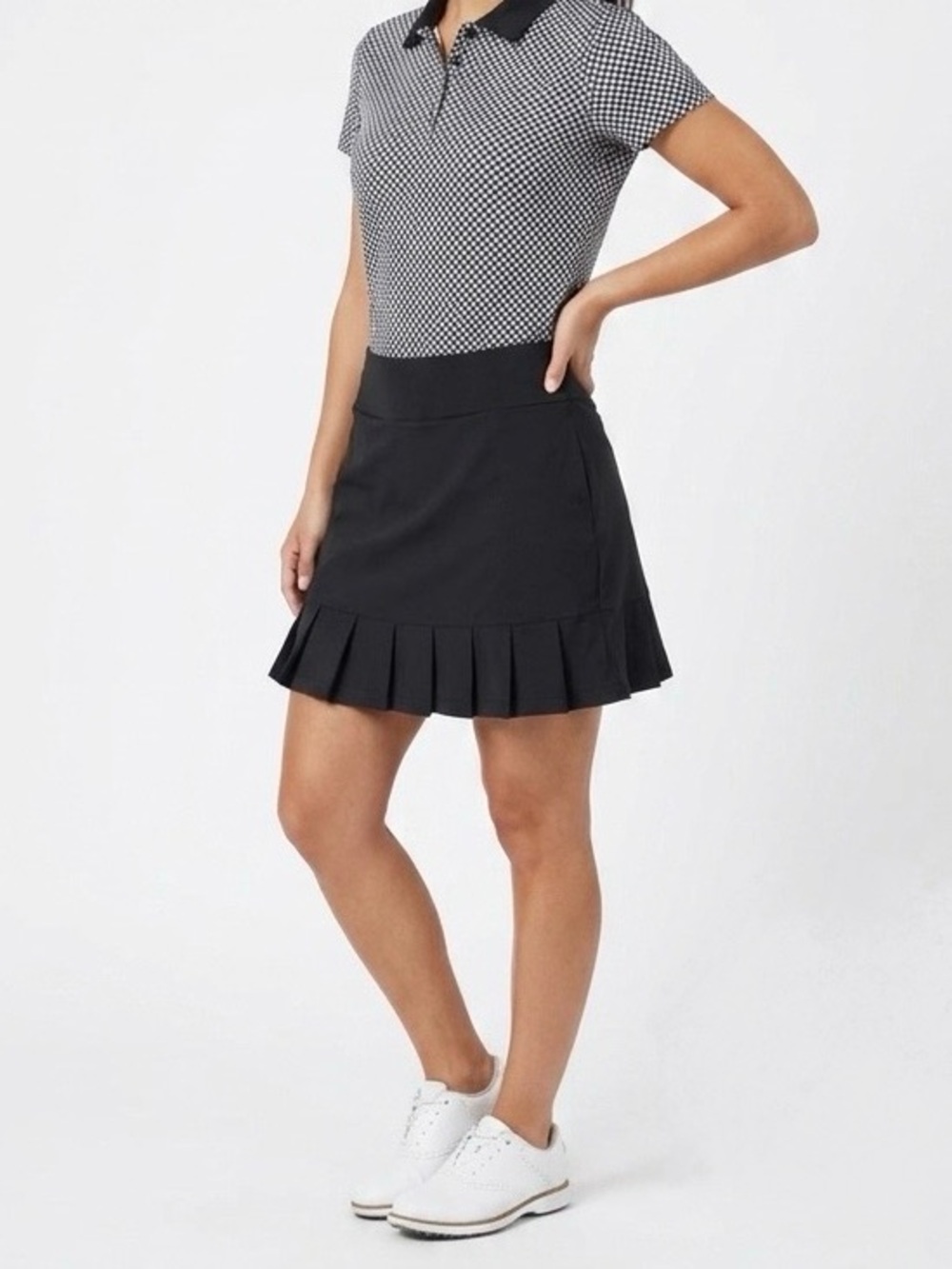 Tee Time Black Golf Skort Size Small - Athletic Skirt with Built in Shorts